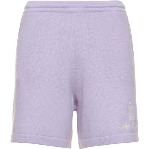 SPORTY & RICH shorts vendome in cashmere