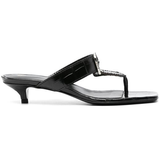 TOTEME mules the belted 35mm - nero