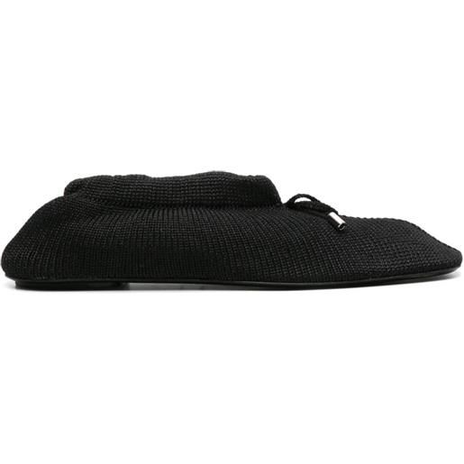 TOTEME ballerine the knitted - nero