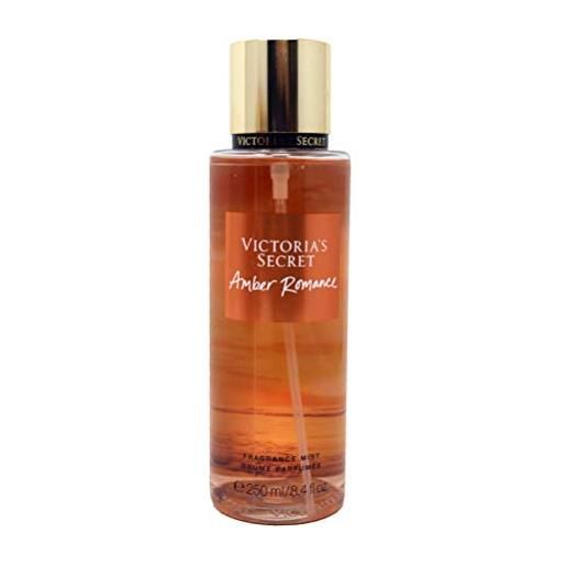 Victoria's Secret lozione corporale, amber romance body mist, 250 ml, [ il design della bottiglia puo' variare]