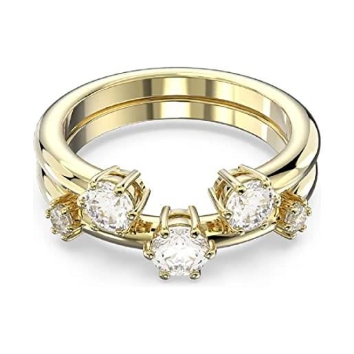 Swarovski anello constella: ring db white/gos 60 5640968 marca, única, metallo, nessuna pietra preziosa