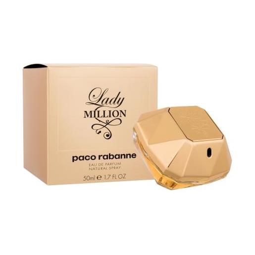 Paco Rabanne lady million 50 ml eau de parfum per donna