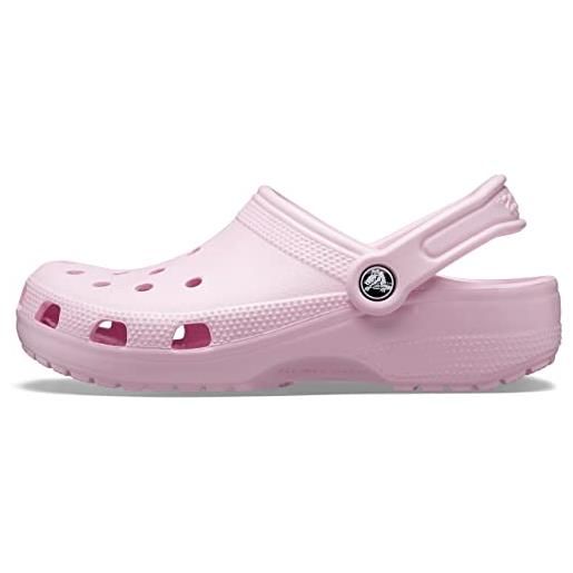 Crocs classic clogs (best sellers), zoccoli unisex - adulto, ballerina pink, 42/43 eu