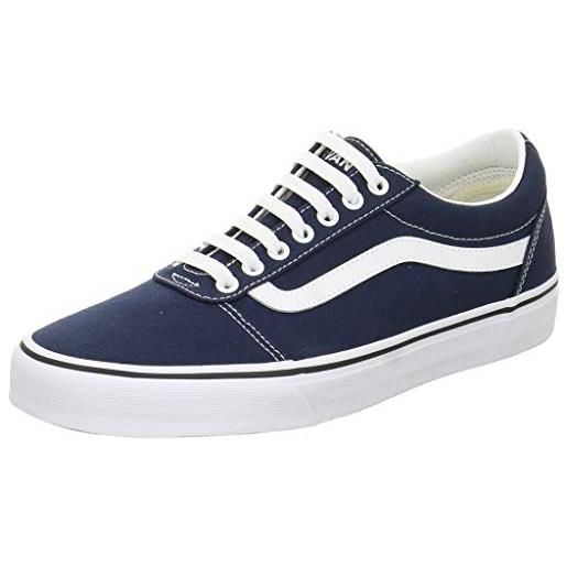 Vans ward, scarpe da ginnastica uomo, canvas black/black, 40 eu