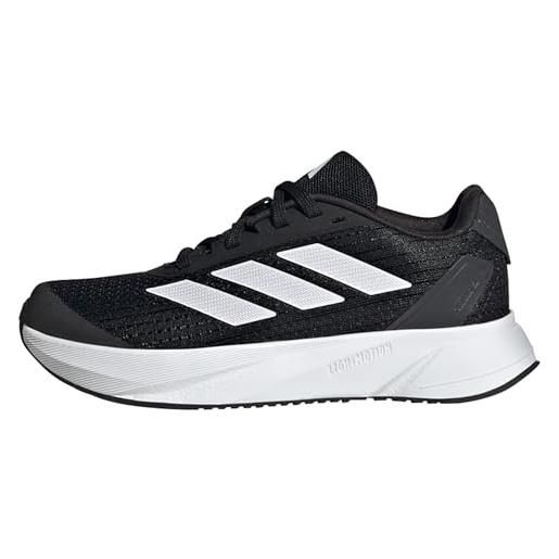 adidas duramo sl shoes kids laces, scarpe da ginnastica, ftwr white core black grey five, 36 2/3 eu