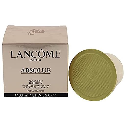 Lancome lancôme absolue revitalizing & brightening rich cream with grand rose extracts refill, 60 ml