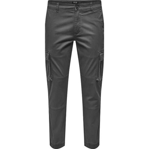 Only & Sons onscam stage cargo cuff life noos pantalone tasconi antr uomo