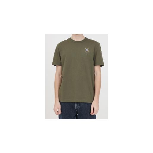 Blauer t-shirt m/m logo piccolo verde siepe uomo