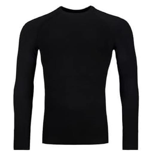 Ortovox 230 competition long sleeve m, t-shirt uomo, black raven, xl