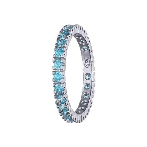 Stroili Oro stroili anello donna argento silver rainbow 1667667 con zirconi
