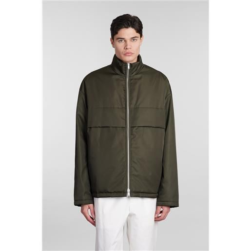 Jil Sander piumino in poliamide verde