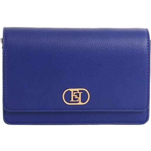 ELISABETTA FRANCHI borsa a tracolla blu