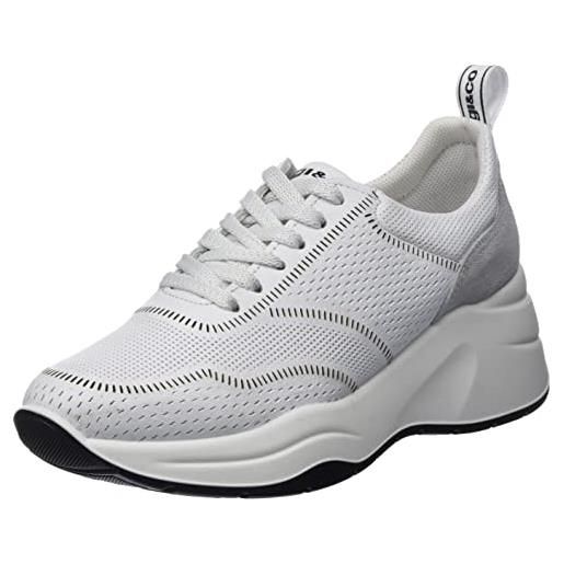 IGI&CO donna enola scarpe con lacci, binaco (white), 37 eu