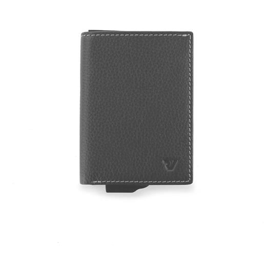 Roncato porta carte di credito a libro con tasca porta banconote iron 4.0