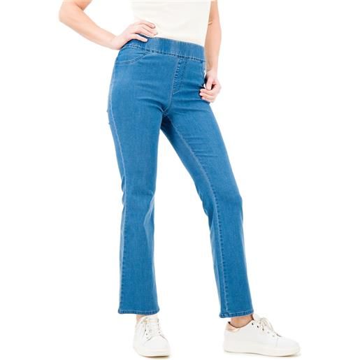 Nina Leonard jeans stretch a zampetta regular e petite