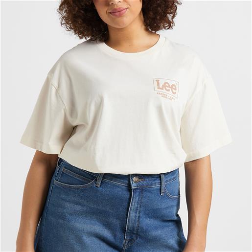 Lee t-shirt in cotone relaxed fit girocollo