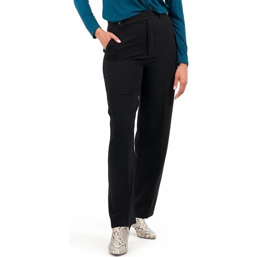 Caterina Lancini pantaloni in tessuto mano lana con pinces