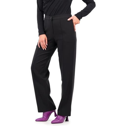 Caterina Lancini pantaloni bi-stretch gamba dritta regular o petite