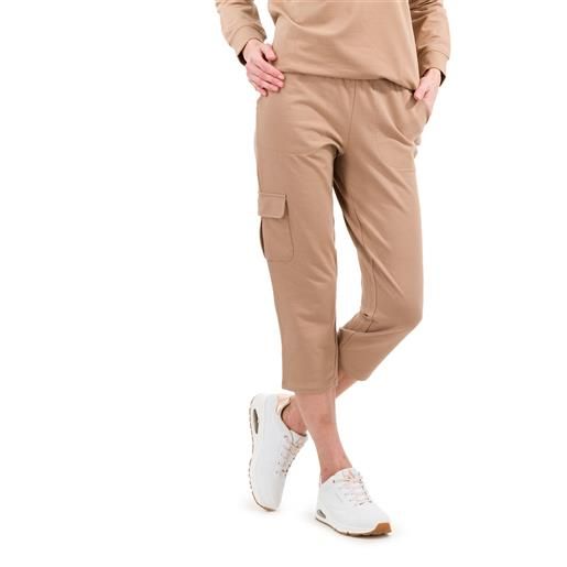 Denim & Co. pantaloni capri in cotone con tasche