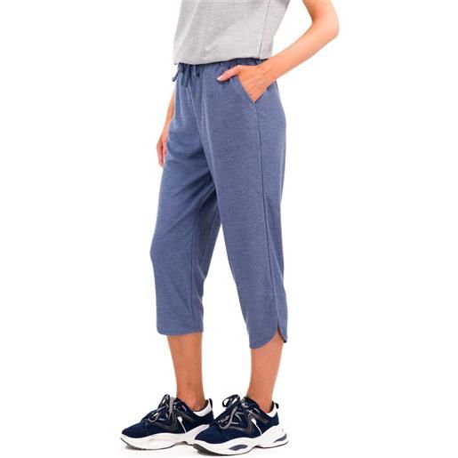 EZ by Nina Leonard pantaloni cropped in jersey con coulisse