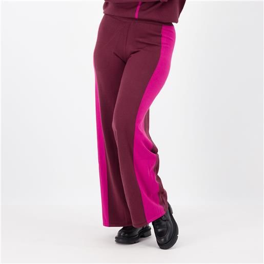 Wynne Layers pantaloni ampi in maglia con bande laterali in contrasto
