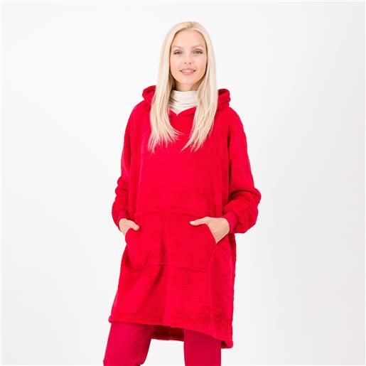 Mont Chalet poncho in velluto con interno in peluches
