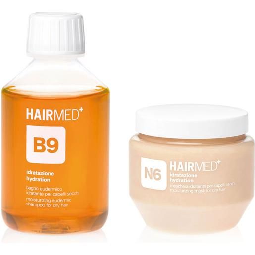 Hairmed b9 shampoo delicato protettivo e n6 maschera nutriente