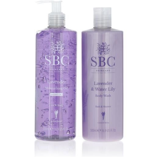 SBC profumo di provenza: gel idratante + bagnoschiuma lavanda
