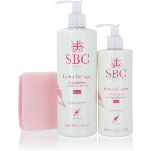 SBC due detergenti hydra-collagen 3in1 e panno shammy