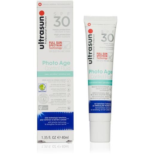 Ultrasun fluido protezione solare spf 30 viso e décolleté photo age