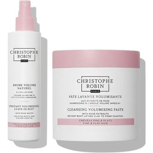 Christophe Robin routine volume: shampoo e spray-mist per capelli