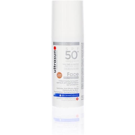 Ultrasun anti-pigmentation protezione solare colorata viso spf50+