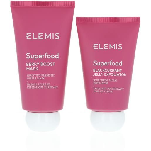 Elemis superfood maschera e gel esfoliante viso