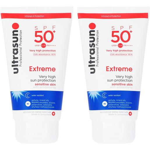 Ultrasun extreme spf 50+ protezione solare corpo molto alta (2 pz)