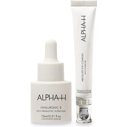 Alpha H hydration kit: siero hyaluronic 8 + absolute eye complex