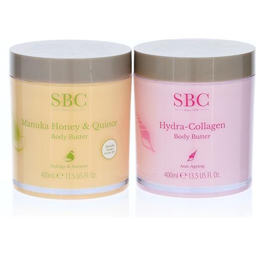 SBC kit 2 burri corpo: hydra-collagen e manuka&quince