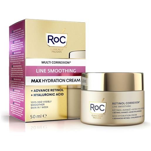 RoC retinol correxion line smoothing crema viso idratante