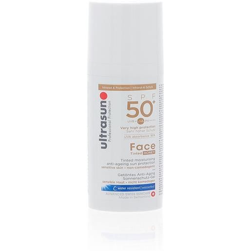 Ultrasun face tinted honey crema viso colorata con spf 50+