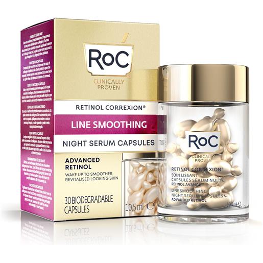 RoC retinol correxion line smoothing siero notte