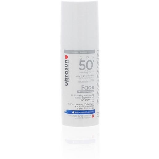 Ultrasun face spf 50+ anti-pigmentazione protezione solare
