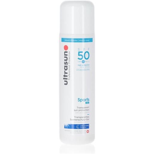 Ultrasun sports gel spf50 protezione solare