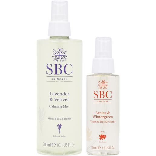 SBC 2 spray corpo: lavanda&vetiver e arnica&magnesio