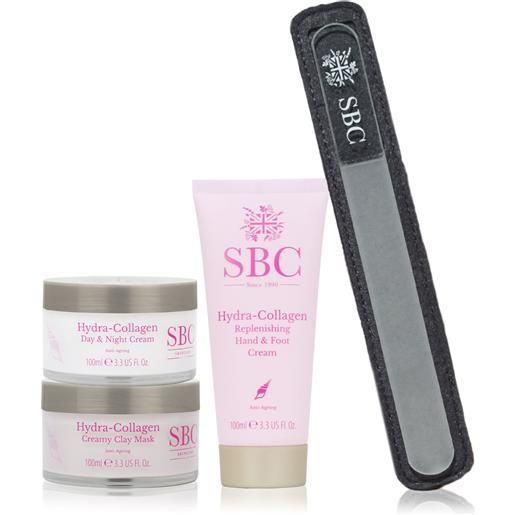 SBC hydra-collagen crema viso, maschera, crema mani e lima