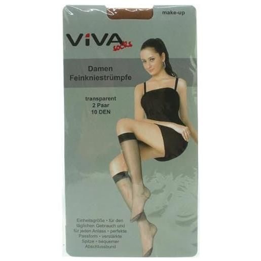 VIVA finesocks 2 pezzi one size black, make-up calzini, multicolore (multicolore), taglia unica unisex-adulto