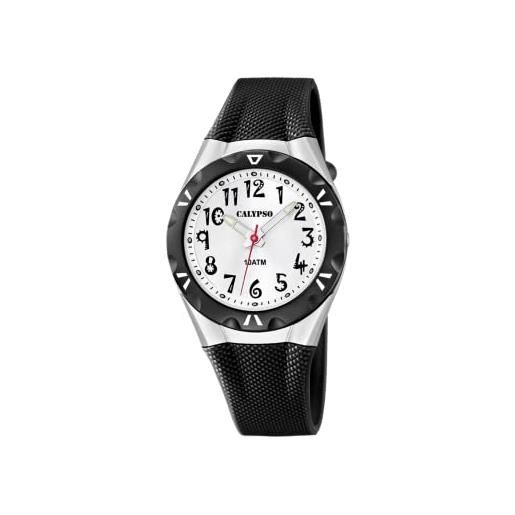 Calypso orologio analogico quarzo donna con cinturino in plastica k6064/2