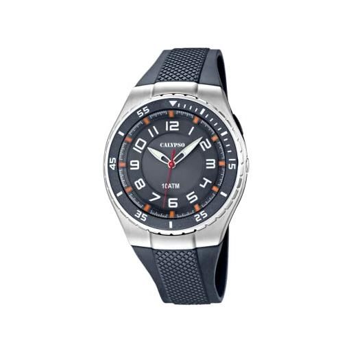 Calypso watches k6063/1 - orologio da polso ragazzo, plastica, colore: grigio
