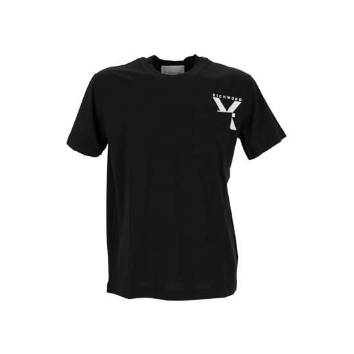 John Richmond t-shirt & polo uomo ump24048ts sintetico nero - l