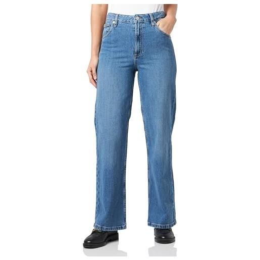 The Drop, jeans da donna keagan, a gamba larga e a vita media, indaco medio, 36