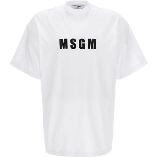 M.s.g.m. t-shirt con stampa logo