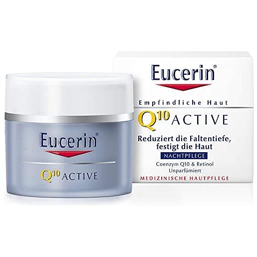 Eucerin q10 active crema notte viso antirughe pelle sensibile 50 ml